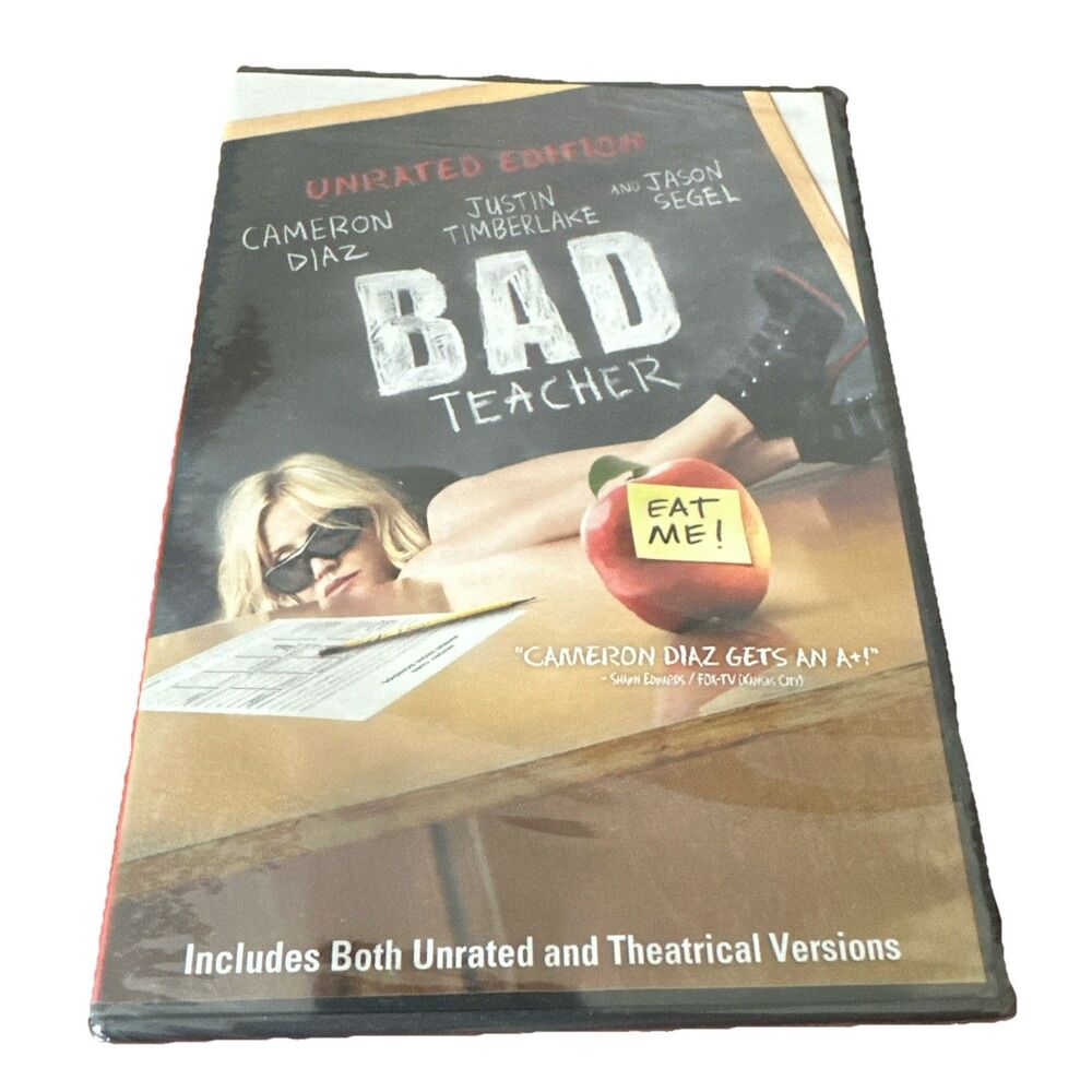Bad Teacher [Unrated And Theatrical  Edition] Sealed Cameron Diaz Jason Segel